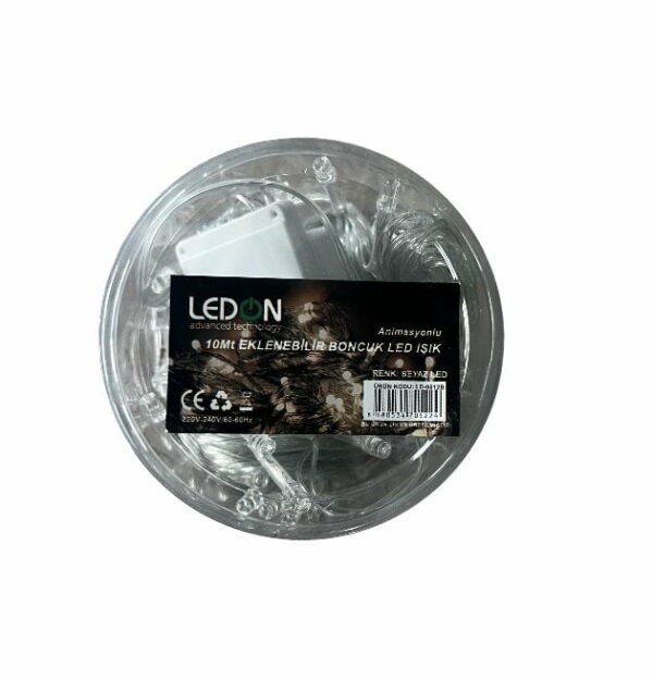 LEDON Animasyonlu Boncuk Led Işık ( Beyaz )10 metre