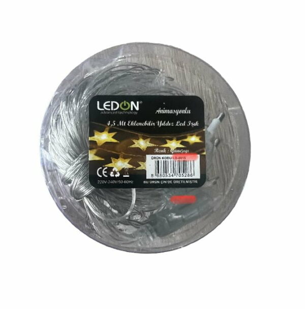LEDON Animasyonlu Yıldız Led Işık (4,5 metre)